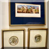 A12. Framed artwork. 